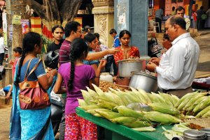 Corn shop-Bangalore-India