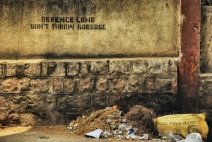 Do not throw garbage-Bangalore-India