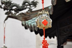 Tempel i China town, Singapore