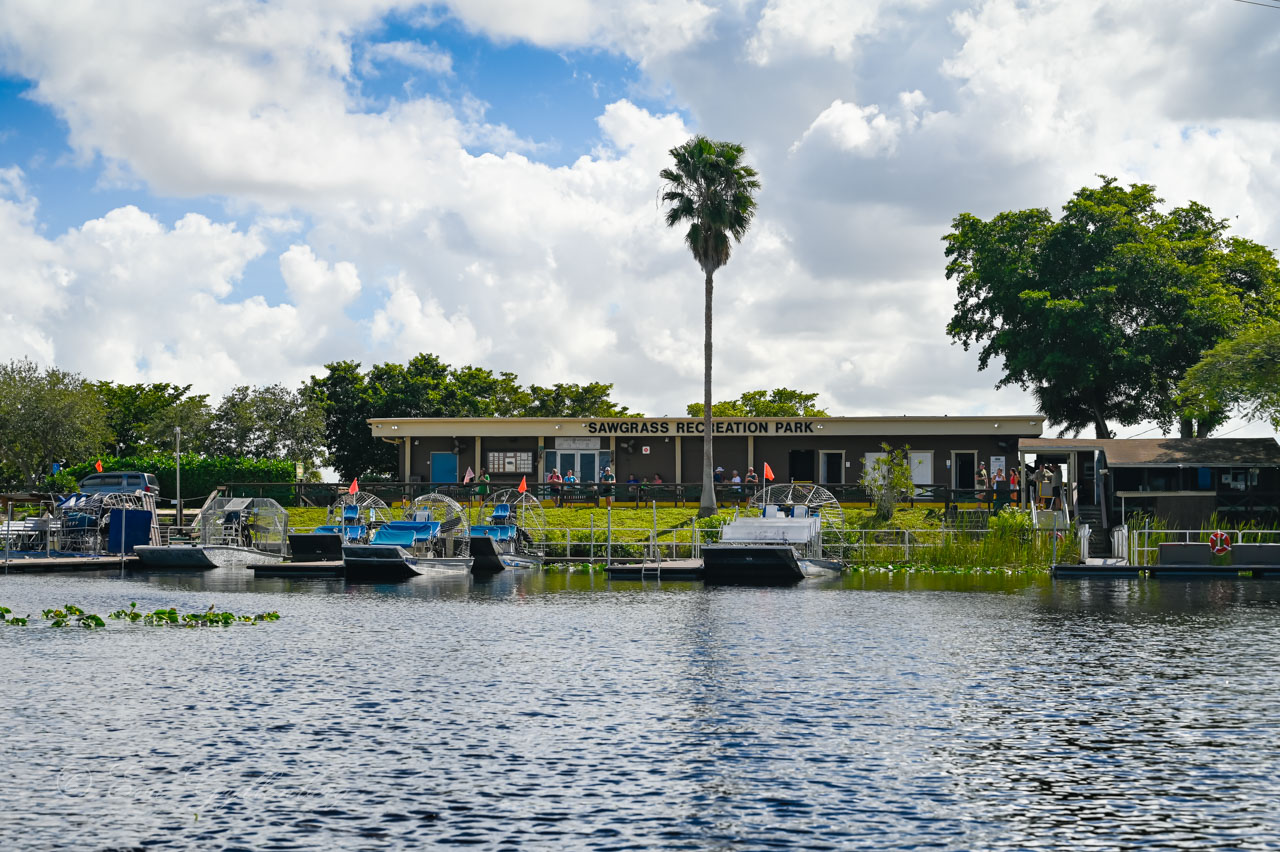 sawgrass recreation park med luftbåtar