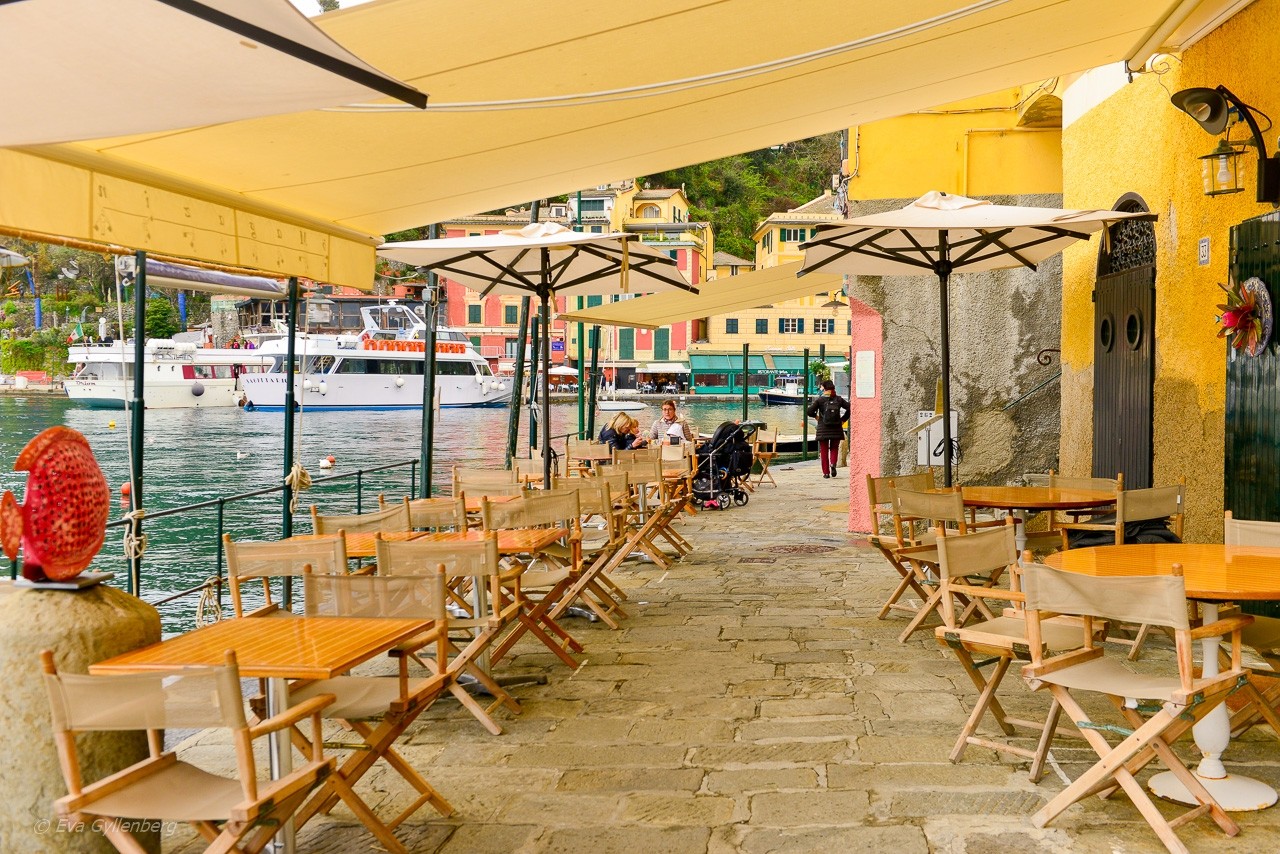 Portofino restauranger -Italien 