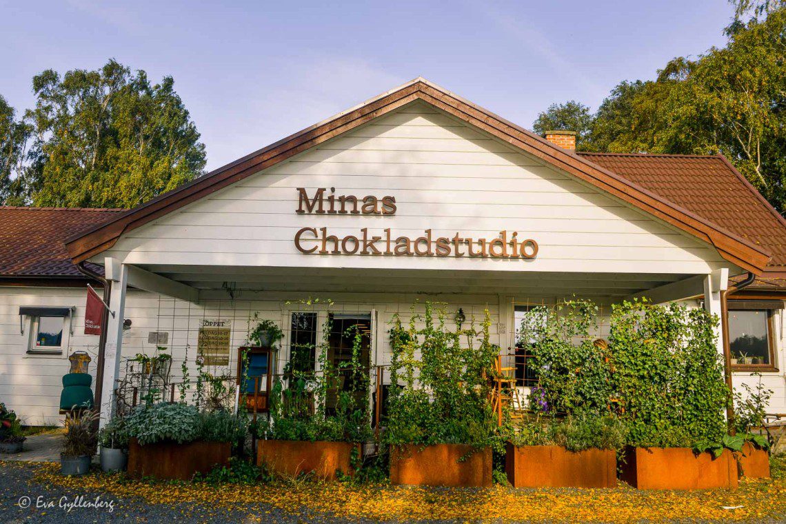 Fasaden till Minas Chokladstudio