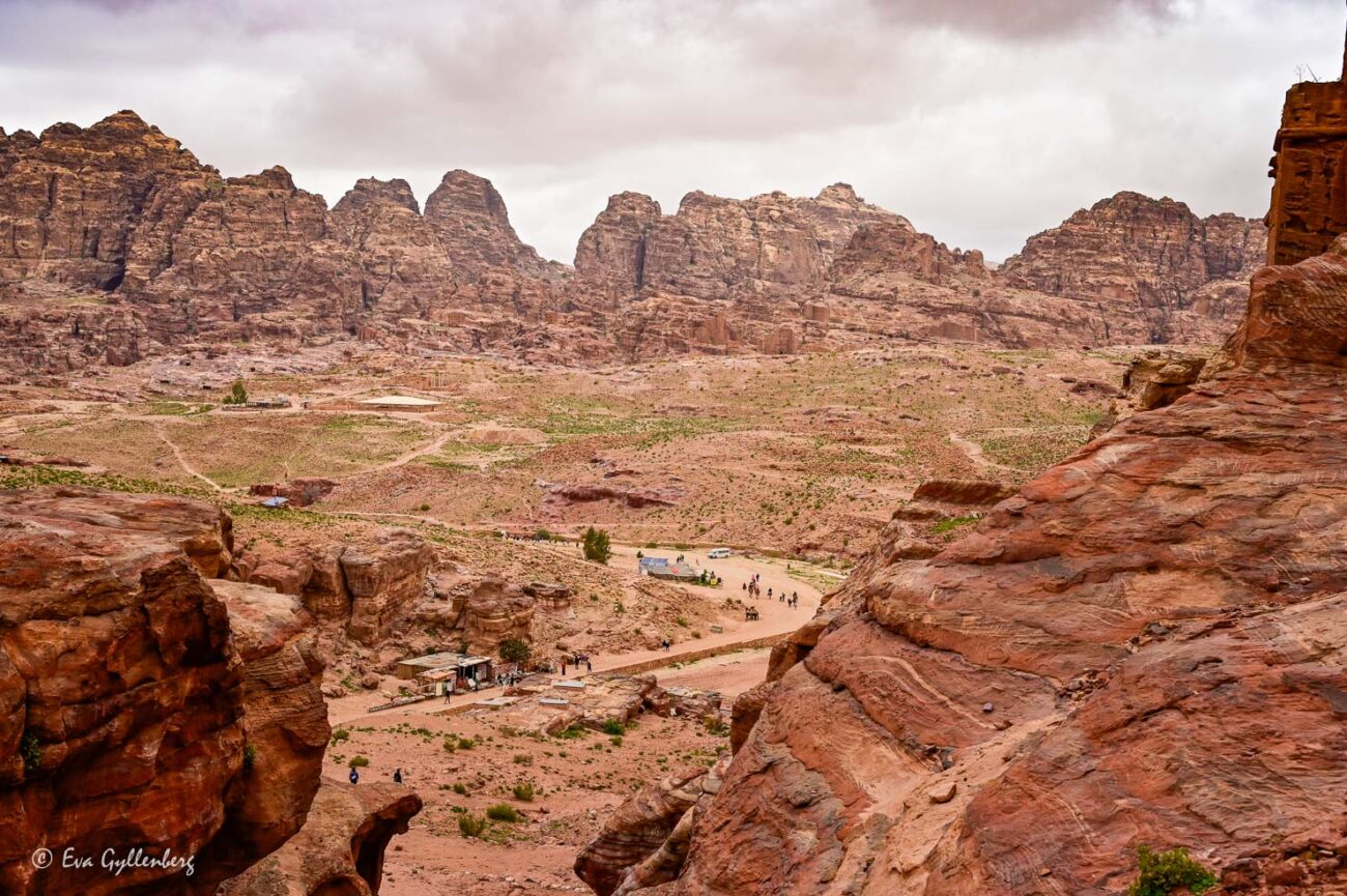 Ökenlandskap i Petra