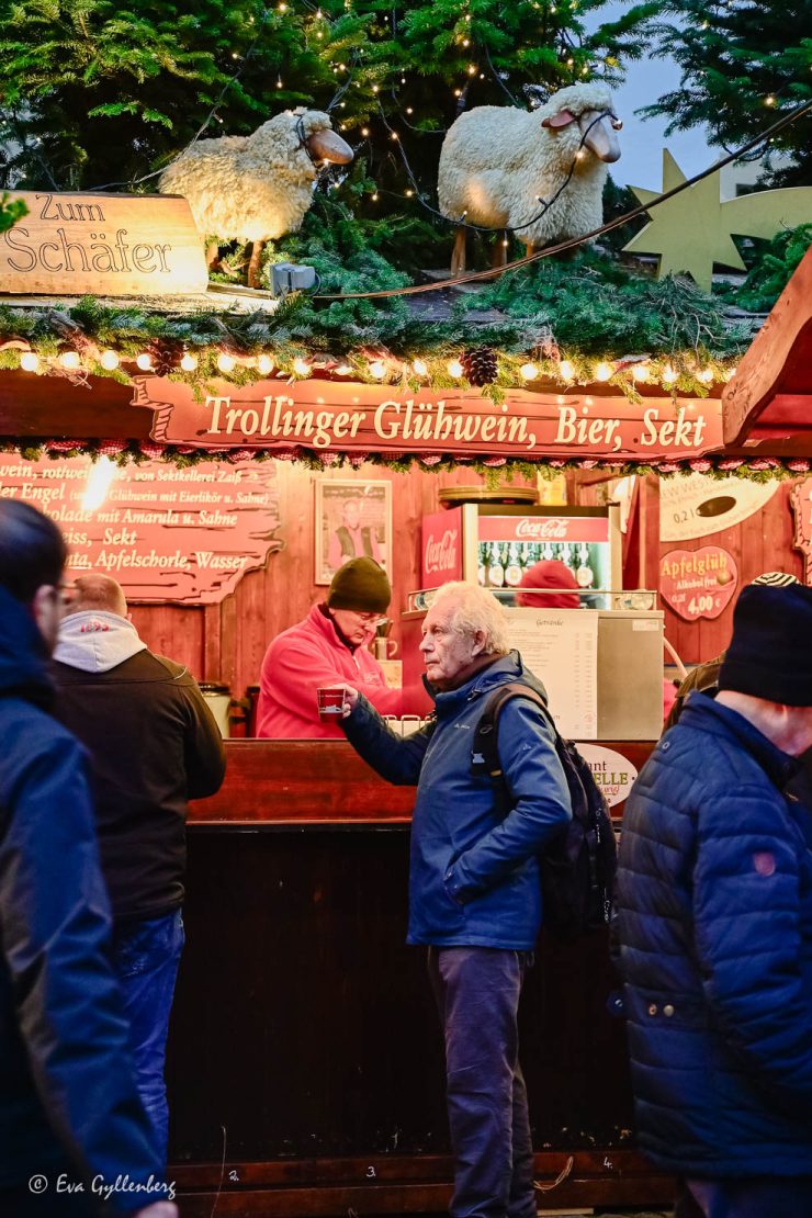 Populär gluhweinförsäljare i Stuttgart