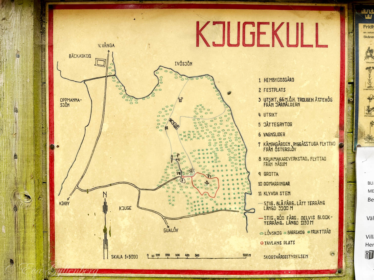 karta över Kjugekull