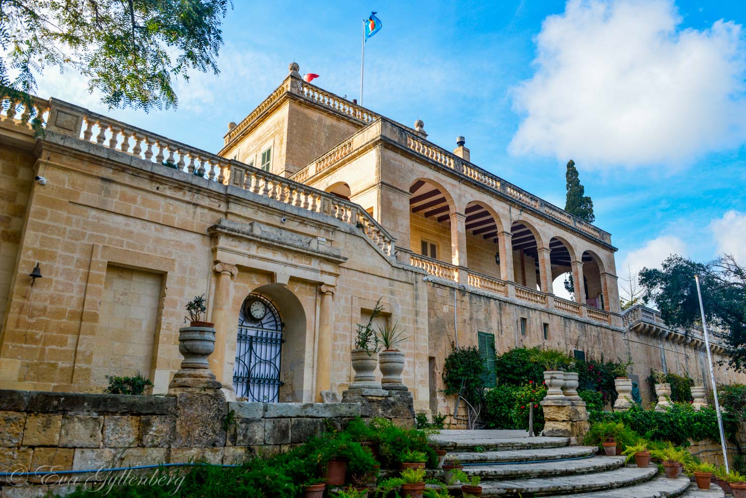 San Anton palace i sandsten 